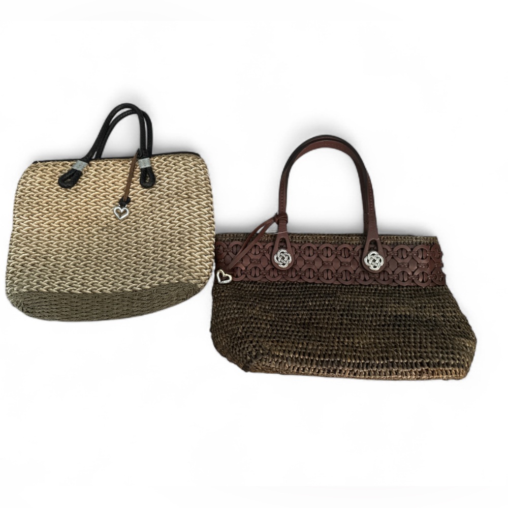 Brighton Stylish Brown and Tan Women Bags Live Listing As Is
